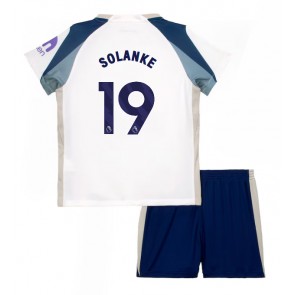 Tottenham Hotspur Dominic Solanke #19 Dětské Domácí dres komplet 2025-26 Krátký Rukáv (+ trenýrky)